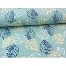 Jersey - Leaves dunkelmint